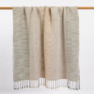 Cotton blanket Nisay, hand-woven - By Native