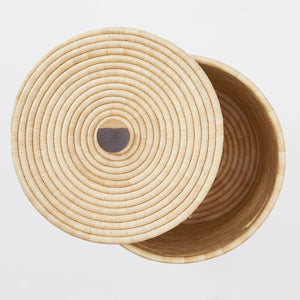 Großer Wäschekorb mit Deckel Ansicht von oben