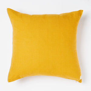 Linen cushion saffron - By Native