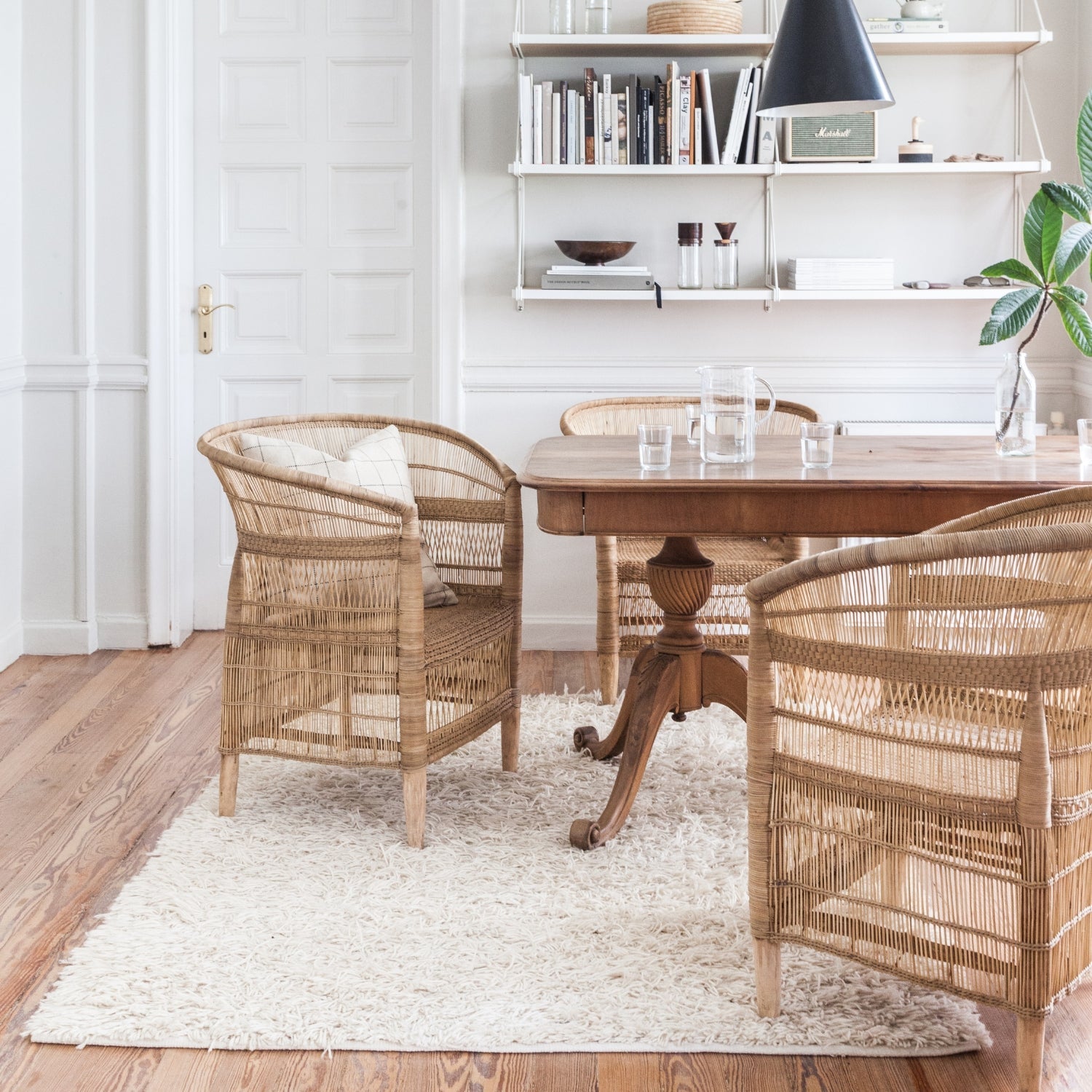 Rattan Sessel Malawi Ansicht Esszimmer - By Native
