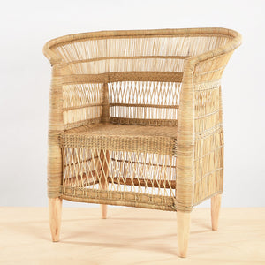 Rattan Sessel Malawi Vorderansicht - By Native