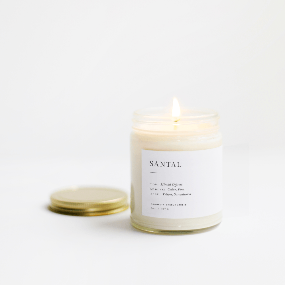 Duftkerze Santal von Brooklyn Candle Studio. 