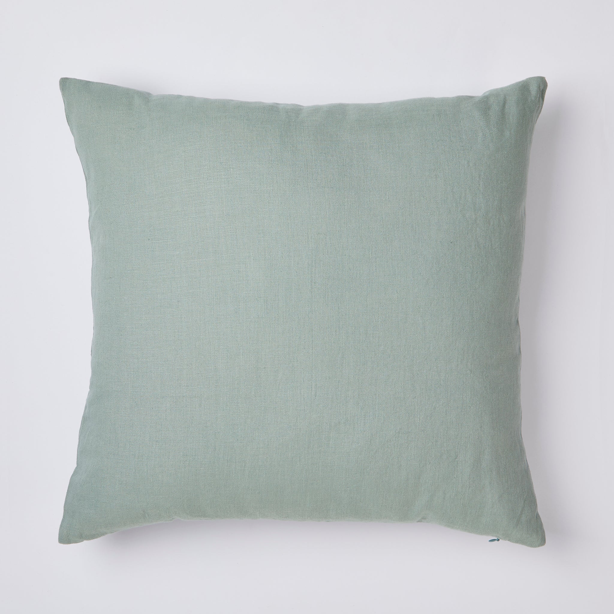 Linen pillowcase green blue