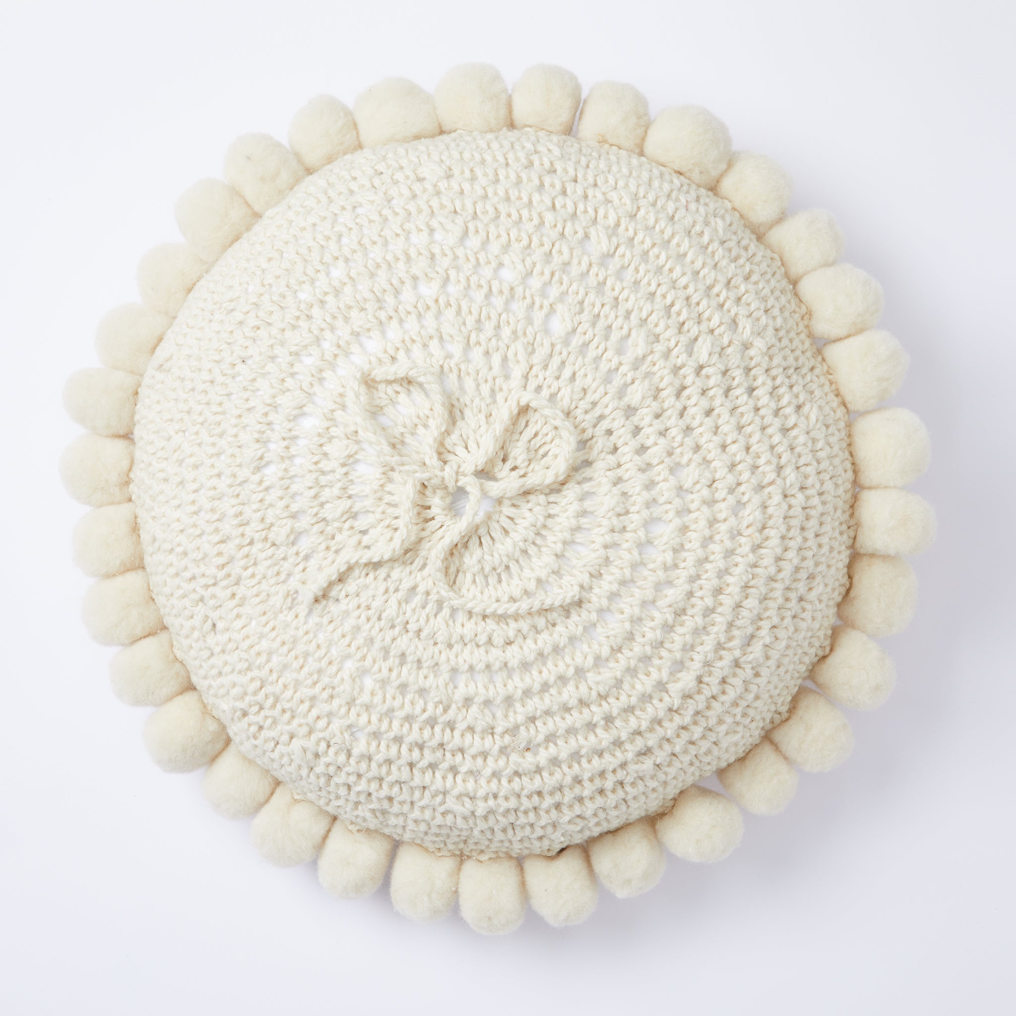 Back Salta Pom Pom Cushion Large.