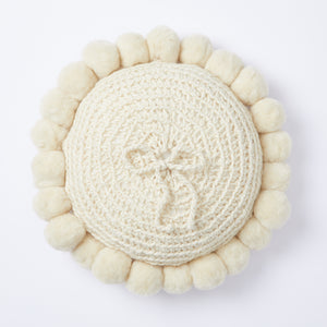 Rückseite Pom Pom Kissen "Salta", klein