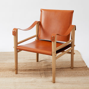 Safari armchair with carpet Cuyo - By Native