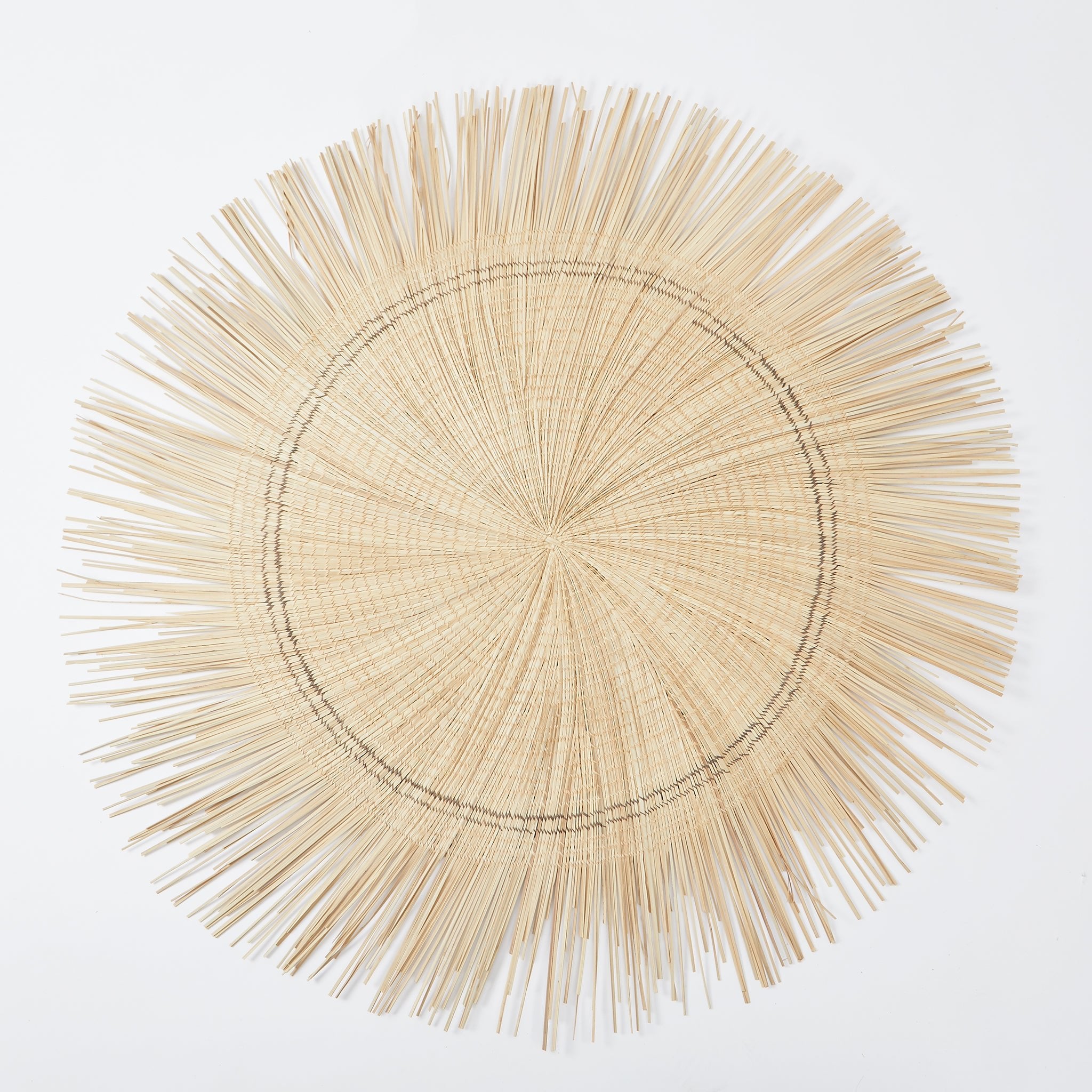 BY NATIVE Wanddeko - Handgeflochtener "Sonnenzirkel" 120 cm  