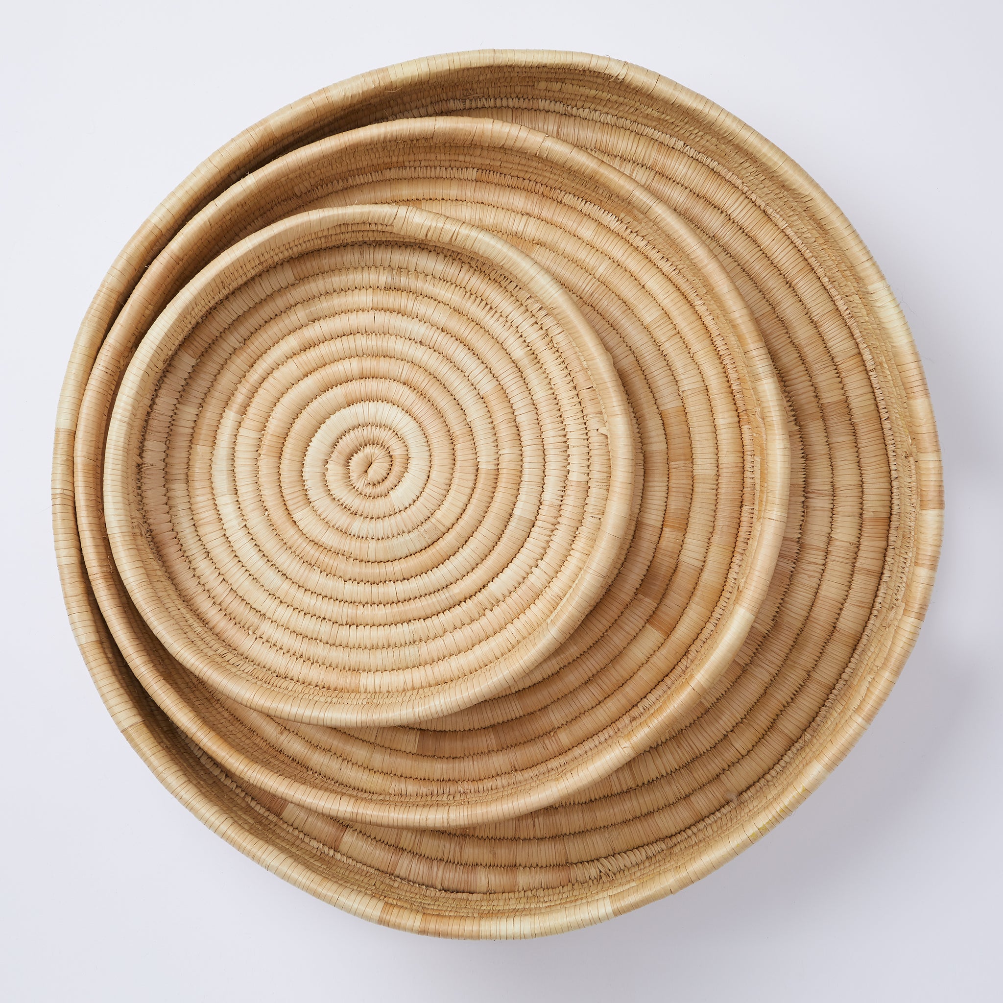 Rundes Tablett Umi, geflochten, Ø 50 cm – By Native