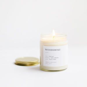 Woodsmoke scented candle - By Native