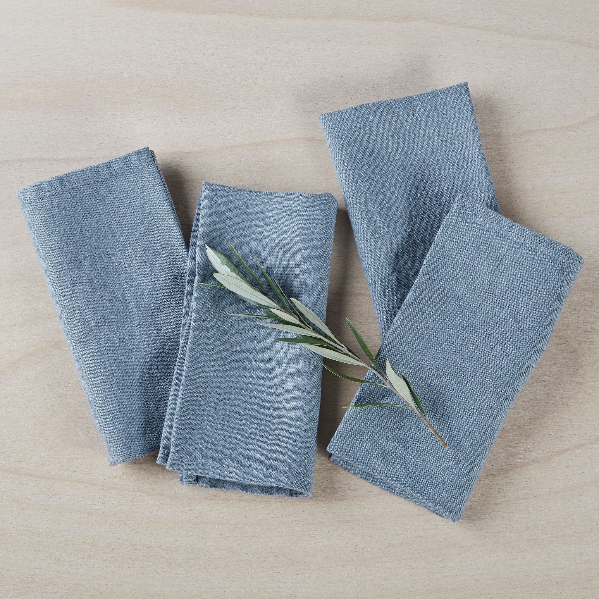 Linen napkins Mineral set of 4 - By Native