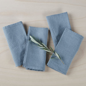 Linen napkins Mineral set of 4 - By Native