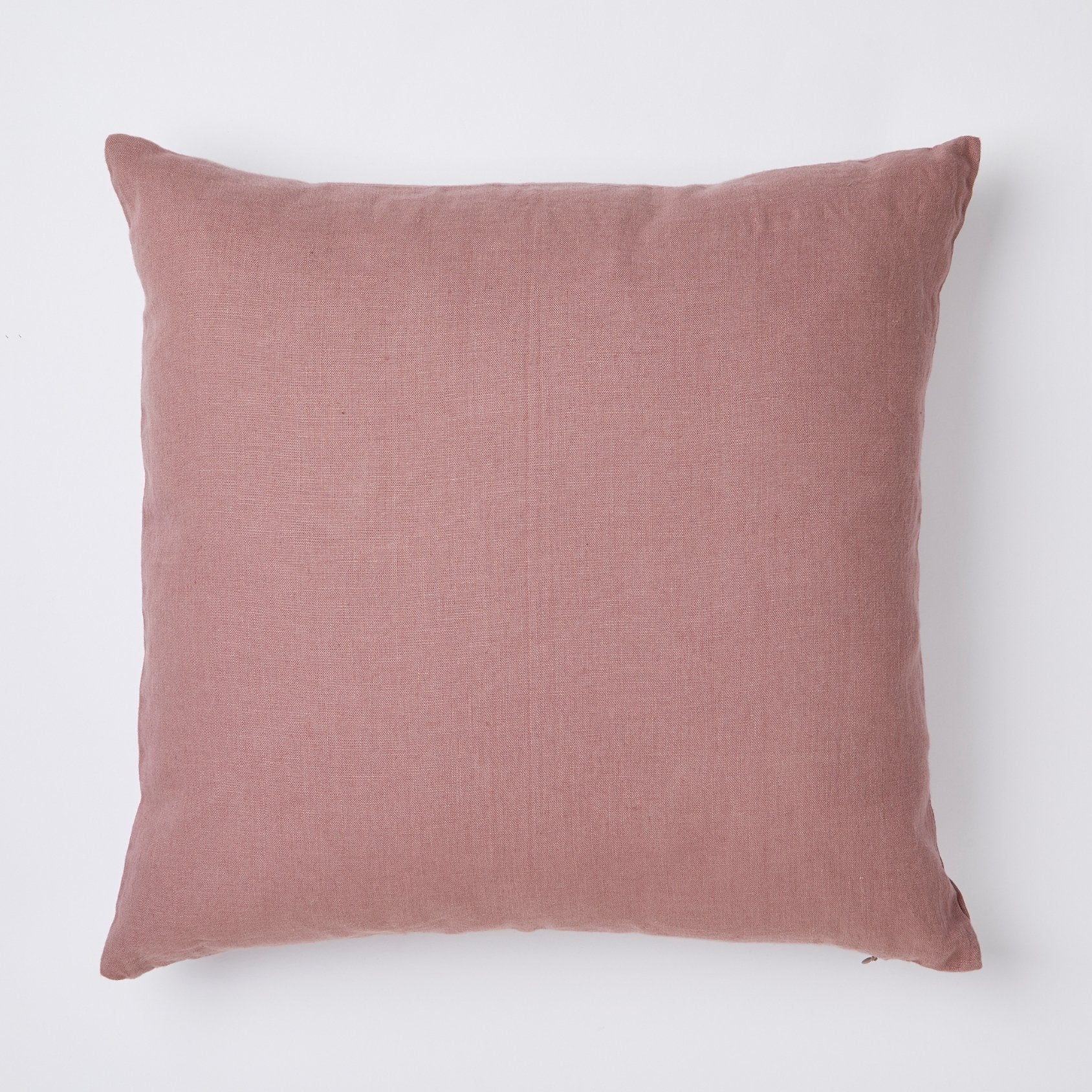 Stonewashed linen pillowcase, mauve - By Native