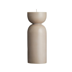 Pillar candle Organic M, Clay, Originalhome - By Native