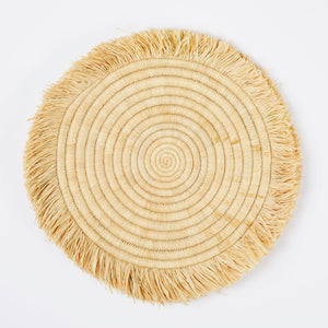 Tischset Zuri aus Raffia, Natur, Aussteller - By Native