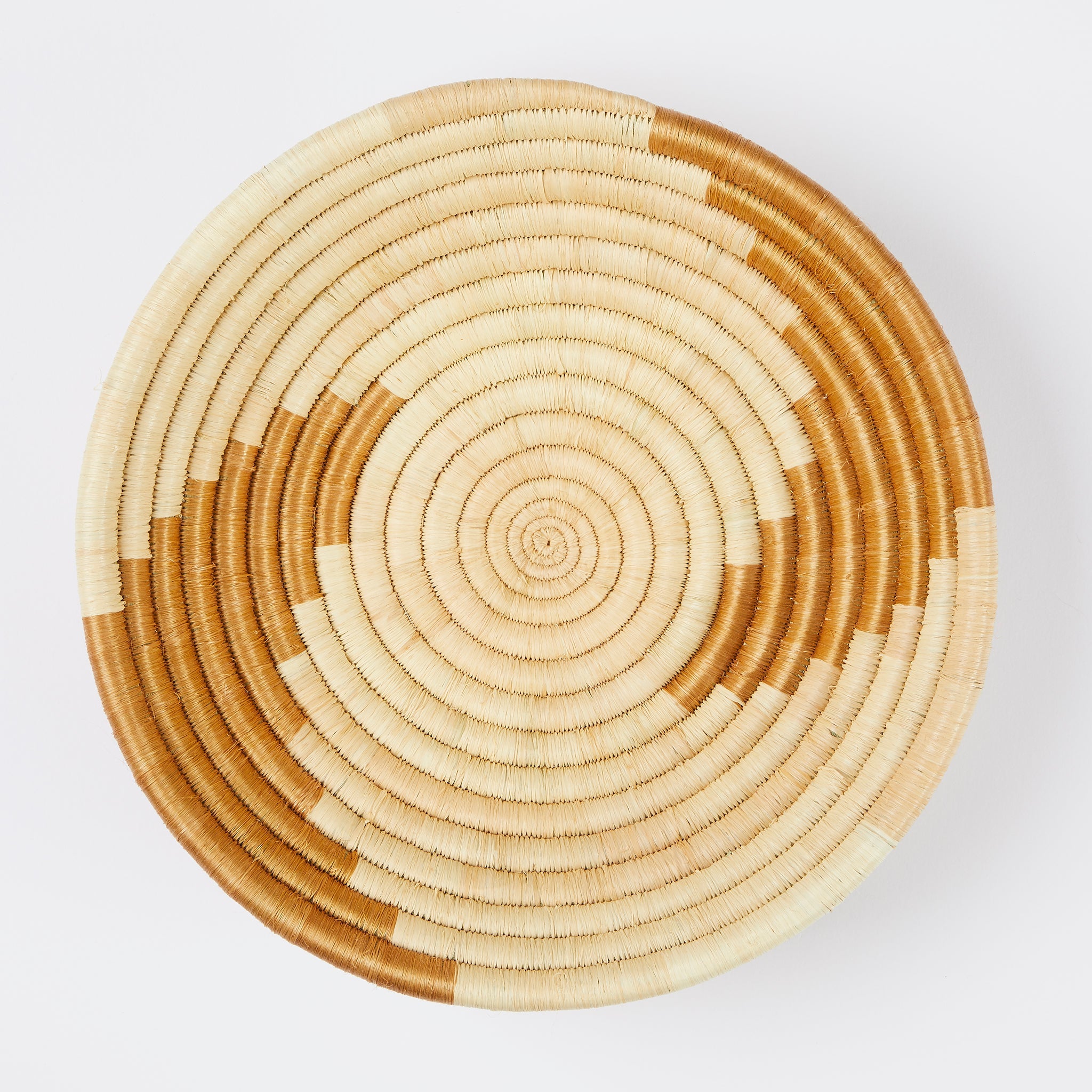 Wandteller und Korbschale Bronze Swirl - By Native