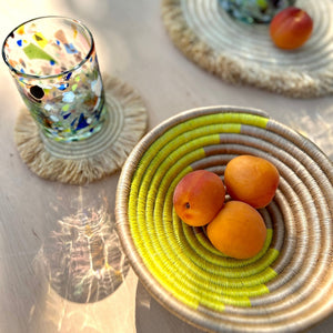 Wandteller und Korbschale Citrus Swirl - By Native