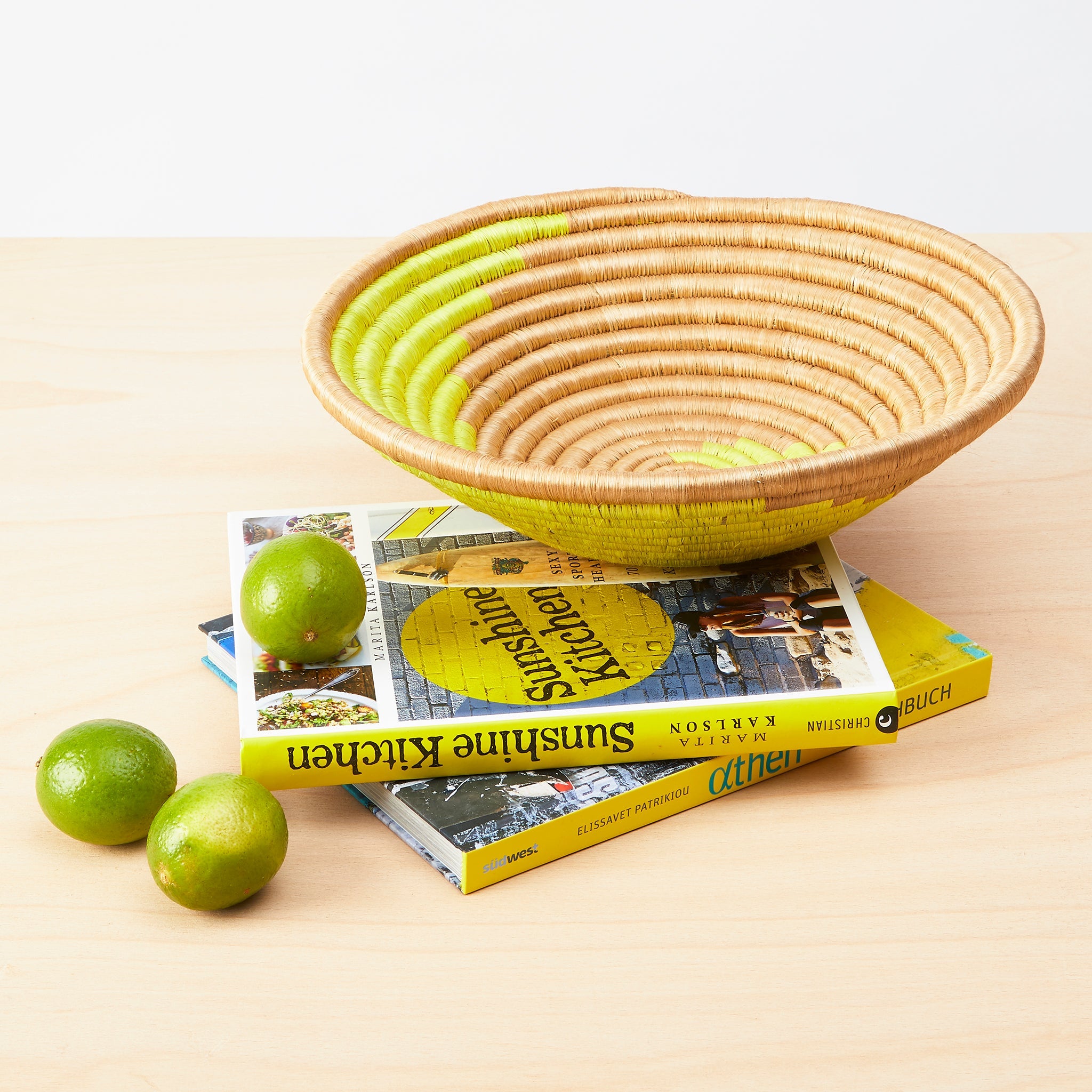 Wandteller und Korbschale Citrus Swirl - By Native