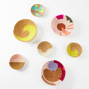 Wandteller und Korbschale Geo Pastel - By Native