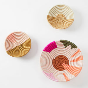 Wandteller und Korbschale Geo Pastel - By Native