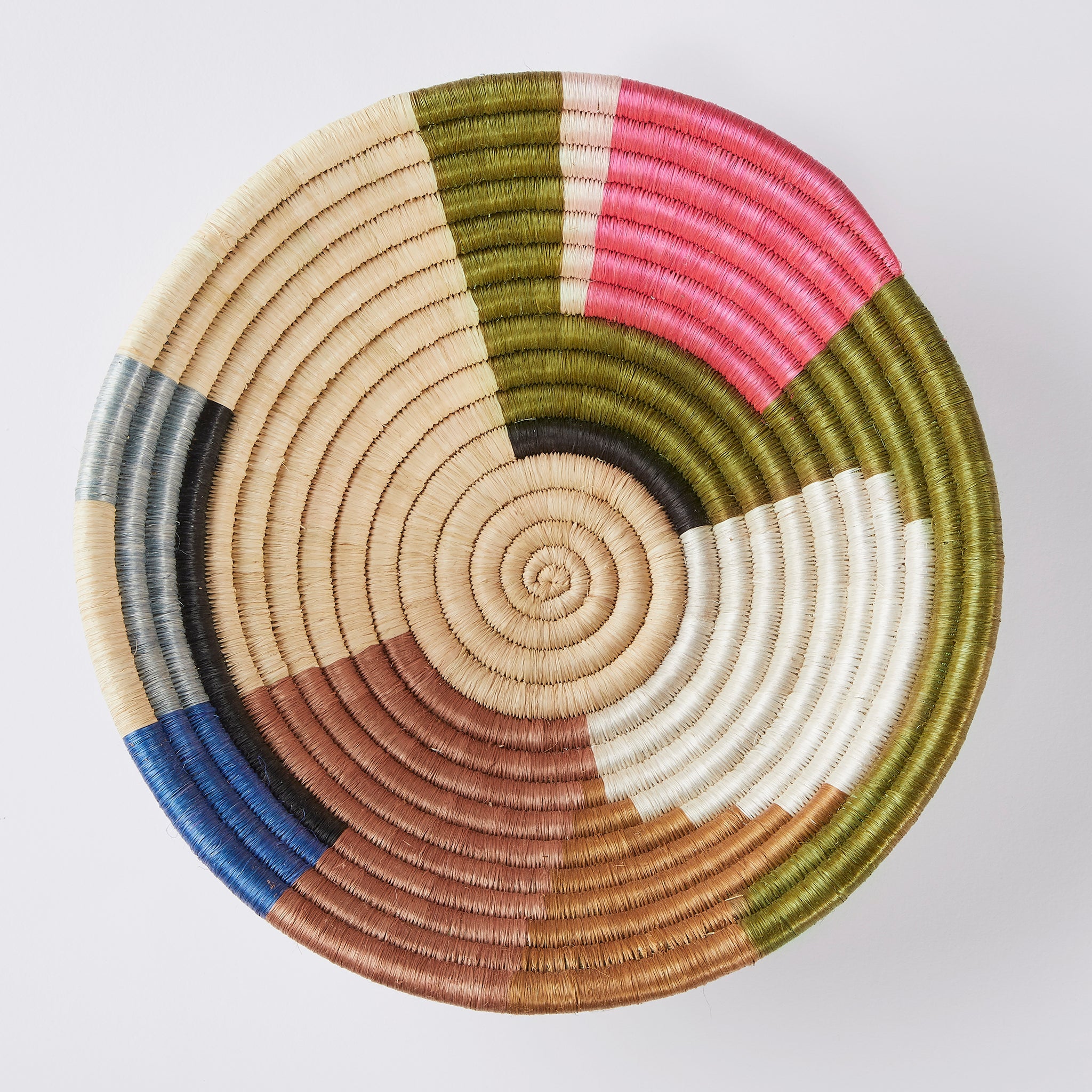 Kaleidoscope wall plate and basket bowl - By Native