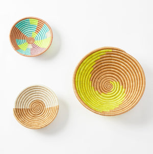 Wandteller und Korbschale Mini Neon - By Native