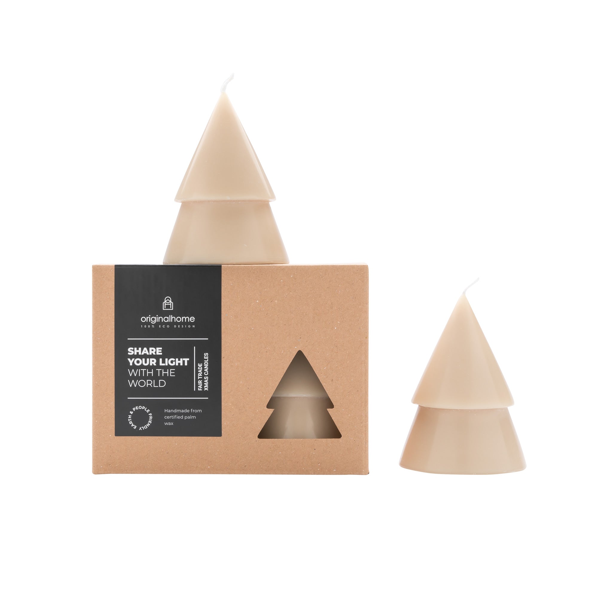 Xmas Tree Kerzen Set M, Beige, Originalhome - By Native