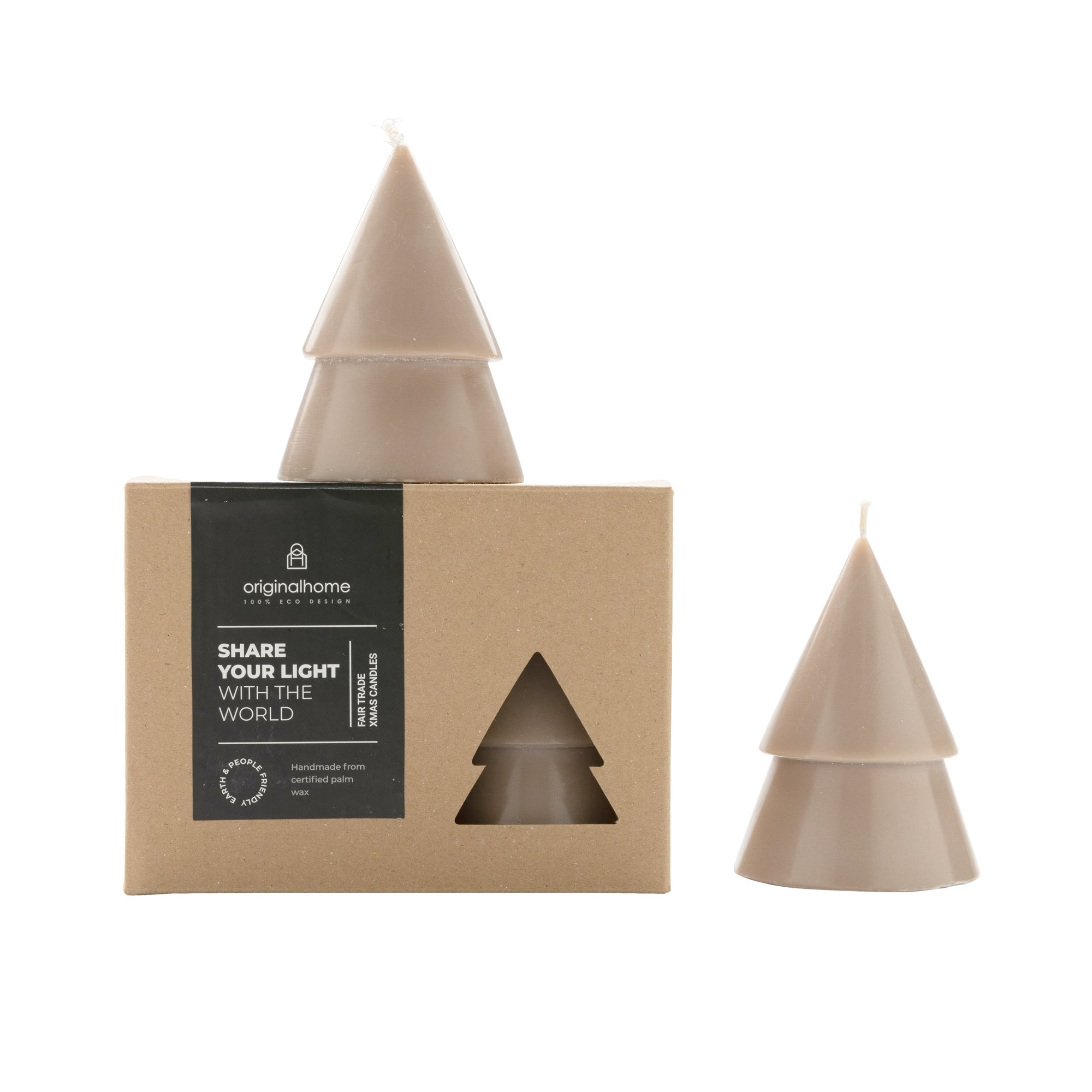Xmas Tree Kerzen Set M, Clay, Originalhome - By Native